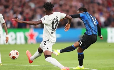 Europa League final: Ademola Lookman leads Atalanta to 3-0 win over Leverkusen