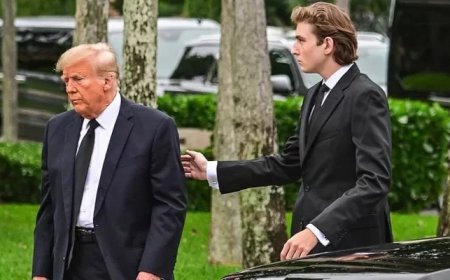 What's Donald Trump and Barron Trump's relation like?