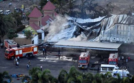 Massive fire at family entertainment venue in India's Rajkot kills 27