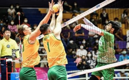 Pakistan dominate Australia in opening volleyball match
