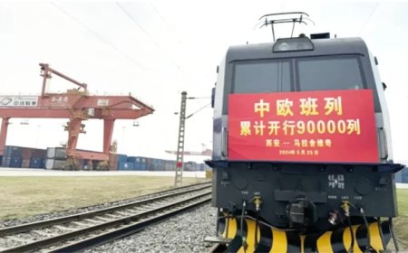 Number of China-Europe freight trains exceeds 90,000, demonstrating China’s commitment to high-level opening-up