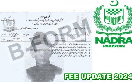 NADRA B-Form, Child Registration Certificate Fee in Pakistan (June 2024 update)