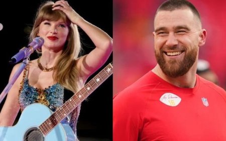 Taylor Swift blushes over 'football' lyrics, nod to Travis Kelce romance?