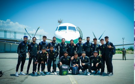 Pakistan team reaches Tajikistan hours before FIFA World Cup 2026 Qualifiers
