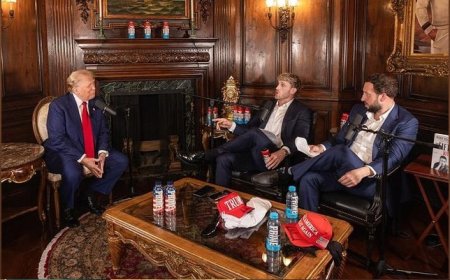 WATCH: Donald Trump faces Logan Paul with angry face