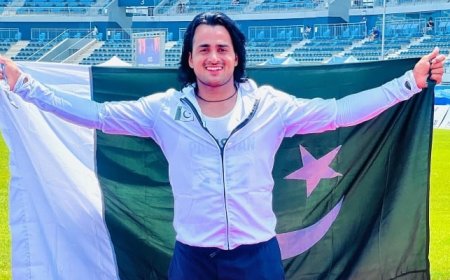 Pakistan's Yasir Ali wins silver medal in Asian Throwing Championship