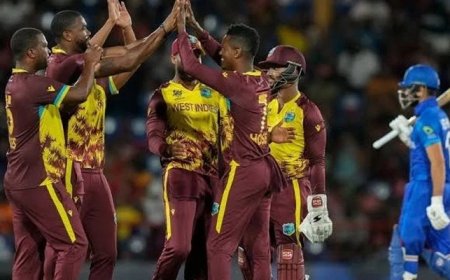 T20 World Cup 2024: West Indies claim huge 104-run win over Afghanistan