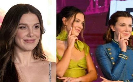 Millie Bobby Brown shocks lucky winners with 'Enola Holmes' wax statue