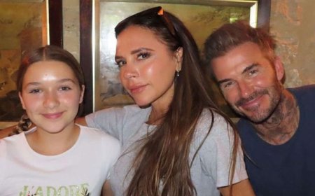 Victoria Beckham catches daughter Harper in adorable makeup mishap