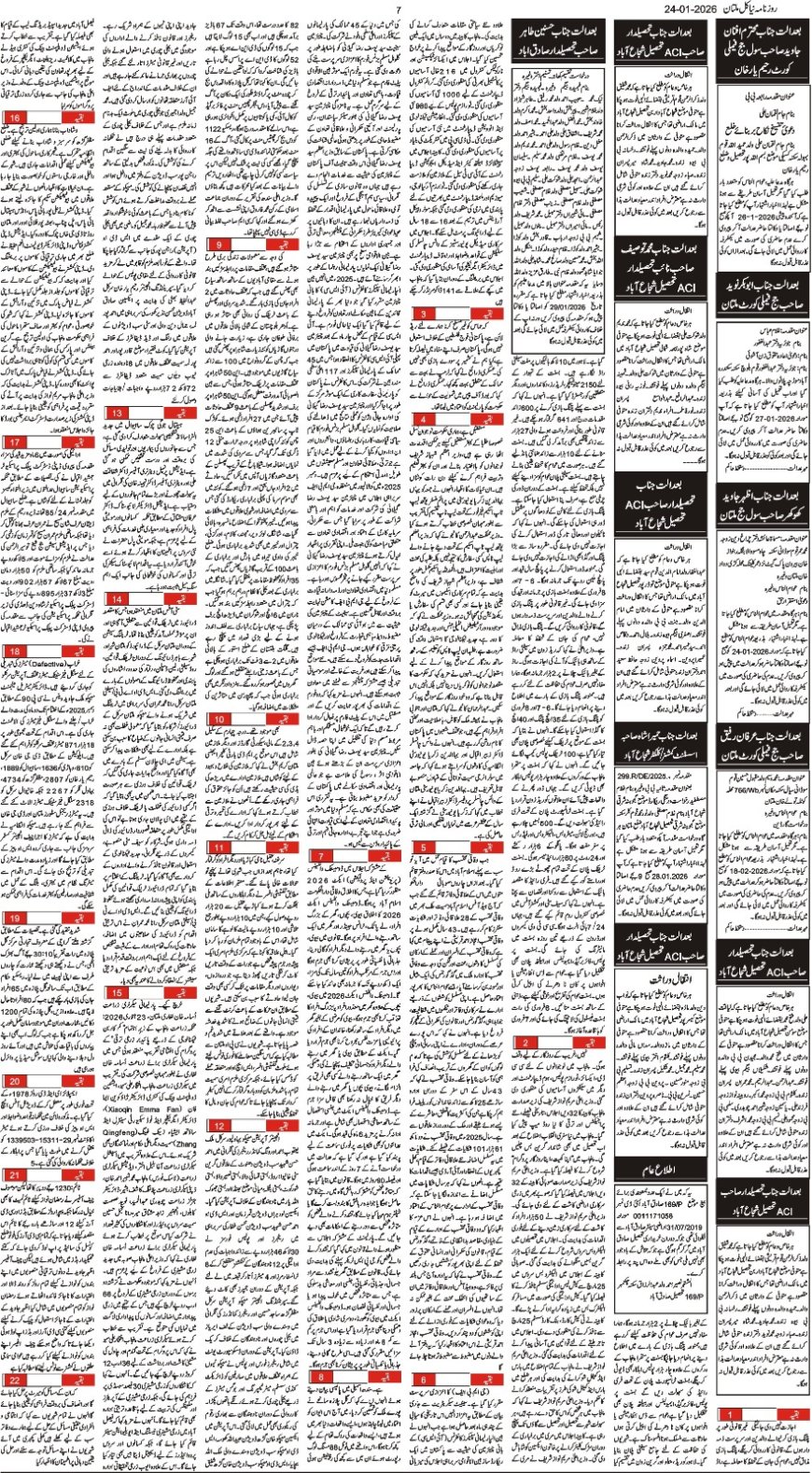 Saturday News 24-01-2026