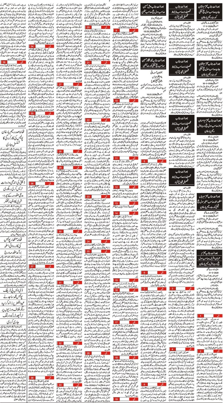 15-03-2026 Sunday News